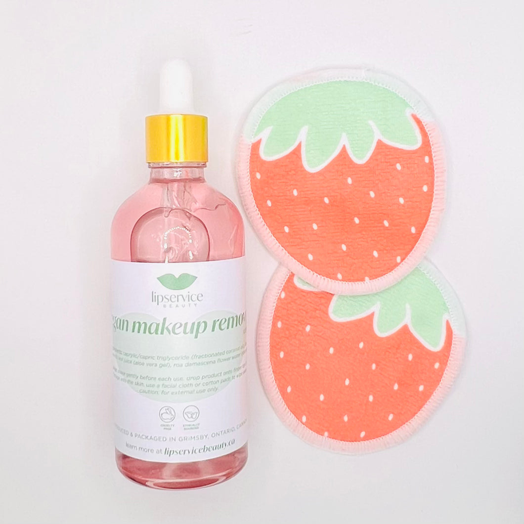 Makeup Remover + Reusable Pads Bundle
