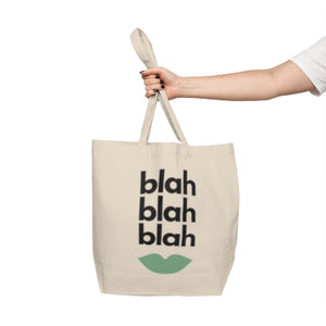 Market Tote - blah blah blah