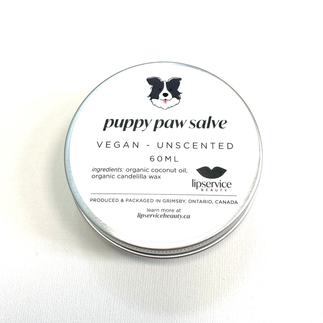 Vegan Puppy Paw Salve (unscented)